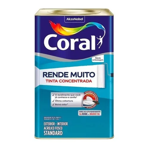 Tinta Rende Muito Cinza Alpino de 16L Coral